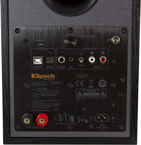 Miniatura 4 de Klipsch R-51PM Altavoz Bluetooth con alimentación, negro