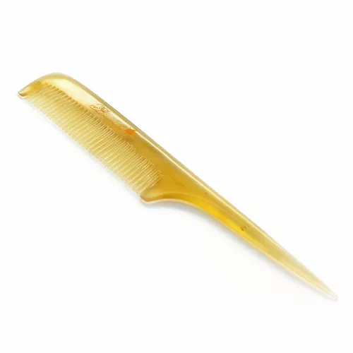 Miniatura 15 de Breezelike Peines para el cabello – Peine de cola de madera de dientes finos – Peine de madera de corazón morado sin estática con dientes de cuerno
