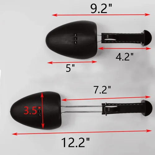 Miniatura 2 de YY YEARCHY Árbol de zapatos para hombre, soporte para estirador de zapatos, soporte de forma para botas de hombre, ajustable, de plástico ligero