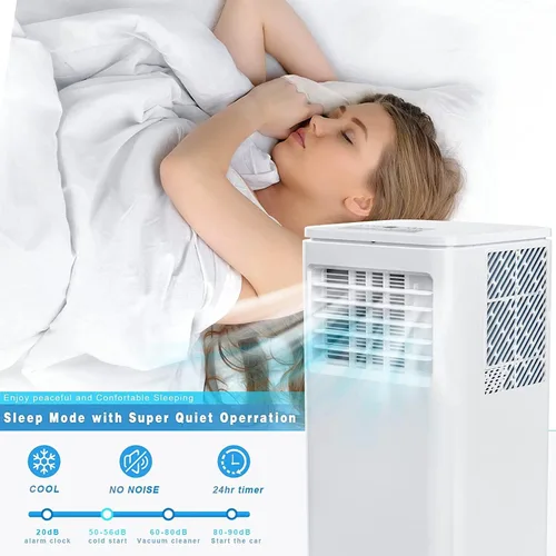 Miniatura 3 de OFIKA Aire acondicionado portátil para interiores de 8000 BTU, unidad de CA portátil para habitaciones de hasta 350 pies cuadrados, aire