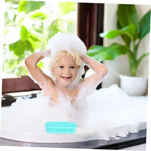 Miniatura 5 de NOLITOY Cepillo de baño suave para limpieza de la piel, 2 piezas, promueve el desarrollo sensorial, la unión emocional para una estimulación táctil