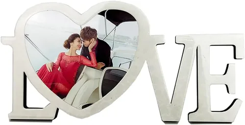 Miniatura 21 de GREUS Marcos de fotos personalizados, placa de cristal para fotos, regalo personalizado para cumpleaños, bebé, nacimiento, boda, Navidad, día de San