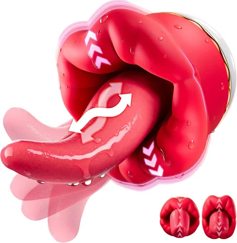 Vibrador de juguetes sexuales para adultos para mujeres – SVSHLJK Rose Toy Sexo Swing Tongue Vibrator Rose Juguete sexual con 10 modos de vibración
