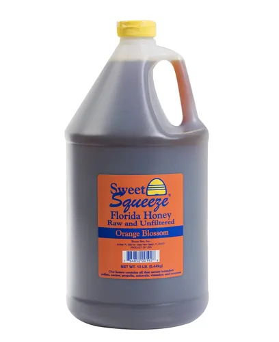 Miniatura 3 de Buzzn Bee Miel cruda de Florida - Sin pasteurizar y sin filtrar (flor de naranja, 3 libras)