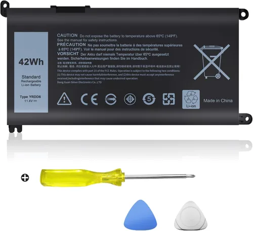 Batería YRDD6 compatible con Dell Inspiron 3493 3583 3584 3593 5485 5481 5482 5491 5493 5593 3582 5585 5590 5591 5594 5598 7586 3793 5480 3310 2 en