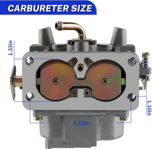 Miniatura 4 de Carburador MOTOALL para Generac 0K1588 Reemplaza 0G4612 0F9035 GP15000 GP17500 GT990 Carb