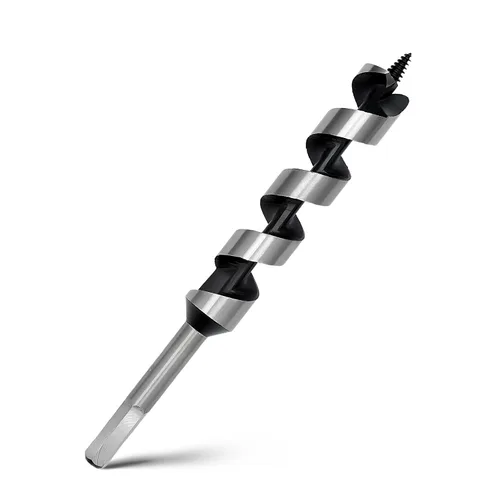 Miniatura 42 de Broca helicoidal de 0.94 x 11.8 pulgadas para madera, broca helicoidal con vástago hexagonal para madera blanda, madera dura, plástico