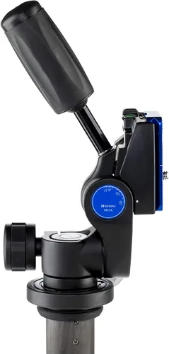 Miniatura 5 de Benro Cabezal de trípode Arca de 3 vías, movimiento independiente de 3 maneras, permite un posicionamiento preciso, placa QR compatible