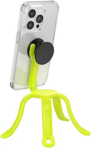 Miniatura 11 de PopSockets: Soporte y soporte flexible para teléfono, soporte de trípode para teléfono, soporte universal para dispositivo - rosa intenso Puesta