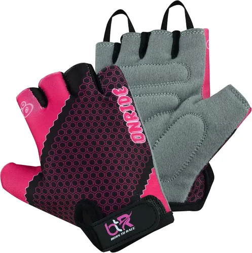 Guantes de ciclismo para niños y niñas, guantes de ciclismo para scooter, BMX, ciclismo, ciclismo, equitación, guantes de medio dedo
