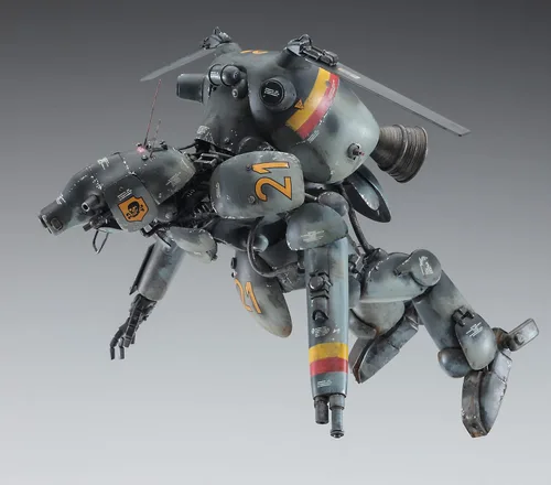 Miniatura 4 de Hasegawa - Kit de modelo de interceptor humanoide no tripulado tipo espacial 1:20 'Großer Hund Schwarzerhund' (Ma.K.)