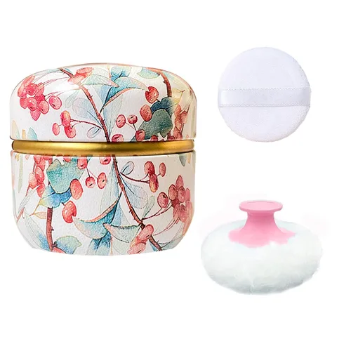 Miniatura 18 de Polvo Corporal y Contenedor para Polvo en Polvo, Polvo para Mujeres y Estuche de Polvo para Baño y Viaje (Abstracción)
