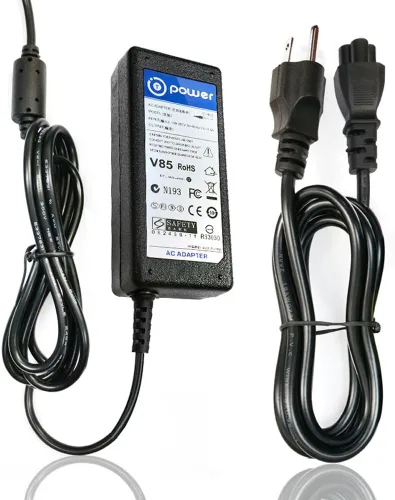 Miniatura 3 de T-Power Cargador para Samsung CF390 CF391 CF396 CF398 CF591 Series 22" 24" 27" 32" Pantalla curvada LED FHD Monitor Reemplazo Cable de alimentación
