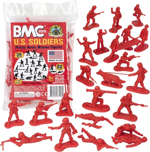 Miniatura 11 de BMC - Figuras de plástico para mujer, 36 piezas, color rosa, fabricadas en Estados Unidos