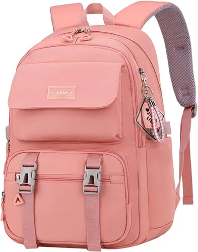 Miniatura 14 de JiaYou Mochila Casual para Adolescentes, Niñas, Mochila para la Escuela Secundaria, Mochila Diaria, para Mujeres, Bolsa de Viaje para Portátil, 1#