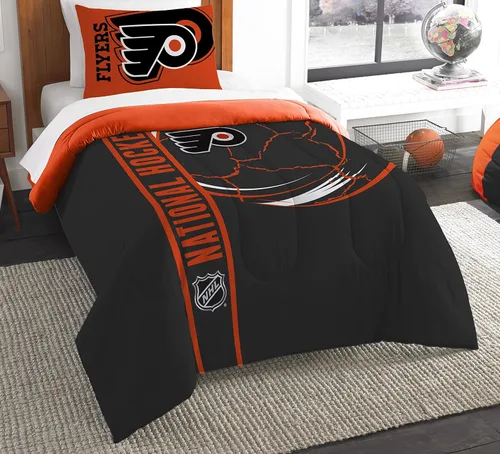 Miniatura 6 de Juego de edredón y funda de almohada para cama individual o matrimonial/queen, con licencia oficial de la NHL