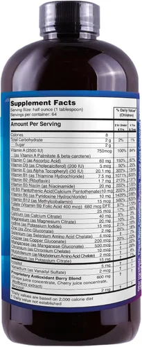 Miniatura 2 de Super MultiVitaminas y Minerales Líquidos para Niños 32oz