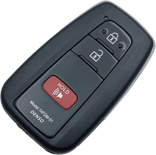 Miniatura 8 de Carcasa de repuesto para llavero de Toyota Land Cruiser RAV4 4Runner Prius C V Sequoia Tacoma Tundra Corolla entrada sin llave remoto cubierta