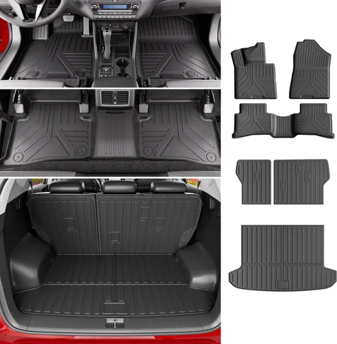 Miniatura 44 de powoq Alfombrillas compatibles con Mazda CX-5 2017-2022 Alfombrilla de maletero TPE para respaldo de asiento trasero Reemplazo para accesorios Mazda