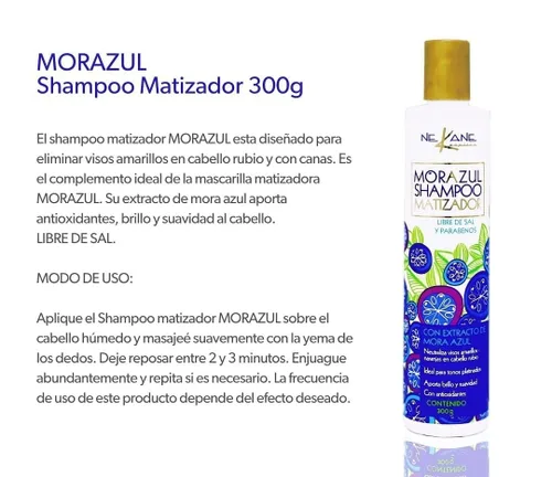 Miniatura 3 de CHAMPÚ MORAZUL MATIZADOR
