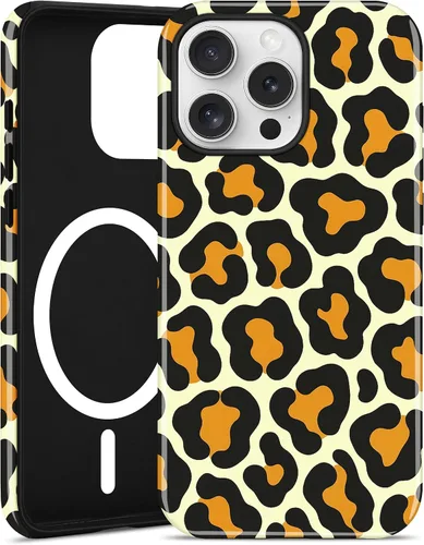 Miniatura 13 de Jusy Compatible con MagSafe Brown Tortoise Shell Print Phone Case para iPhone 7/8/SE, funda protectora magnética de lujo de TPU suave