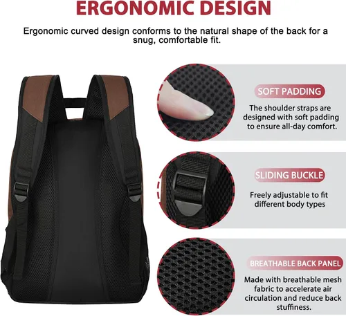 Miniatura 6 de LARIPOP Mochila de Fútbol, Bolsa de Fútbol con Soporte para Balón y Compartimento para Zapatos, Bolsas de Entrenamiento para Equipos Deportivos