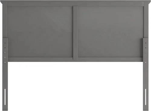 Miniatura 8 de Flash Furniture Fiona - Cabecera de madera tamaño Queen, cabecera ajustable con patrón de espiga en color gris lavado Gris desteñido