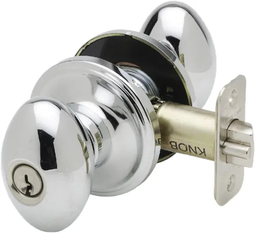 Miniatura 11 de Copper Creek EK2030PS - Pomo de puerta en forma de huevo, función de privacidad, 1 unidad, acabado pulido inoxidable inoxidable pulido