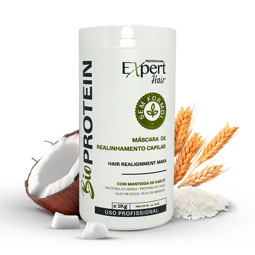Miniatura 10 de Expert Hair Queratina suave volumen y frizz reductor capilar tratamiento de reconstrucción y suavizado (1 kg/35.3 oz)