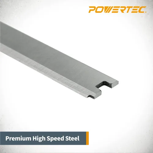 Miniatura 3 de POWERTEC Cuchillas cepilladoras de 13 pulgadas para cepilladora RIDGID R4330, TP1300LS, repuesto para cuchillos cepilladores AC20502, juego de 3
