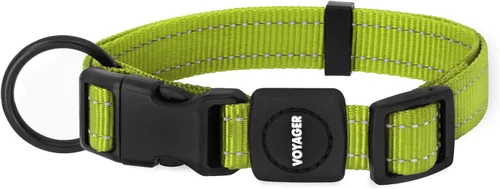 Miniatura 18 de Best Pet Supplies Voyager - Correa o collar reflectante para perro con asa de neopreno, para cachorros de raza pequeña, mediana y grande, bonita