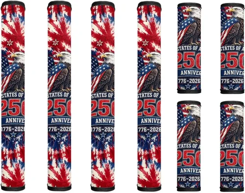 Miniatura 24 de America250 Refrigerator Door Handle Covers Set of 8 Fridge Oven Dishwasher Kitchen Appliance Protector for 250 Years of American Independence Get