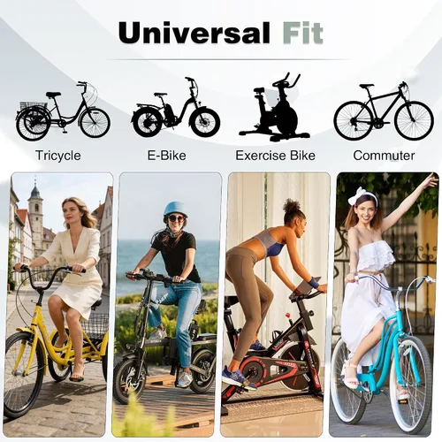 Miniatura 8 de MEGHNA Sillín de bicicleta con respaldo de repuesto suave respaldo cojín de PU para bicicleta de montaña triciclo bicicleta de viaje