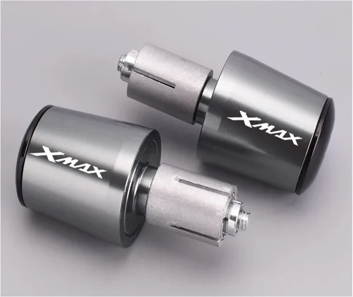Miniatura 8 de Motorcycle Motorcycle Grip Handle Bar Ends Handle Bar Grips Cap Anti Vibration Plug for XMA-X Xmax 125 250 300 400 X-MAX400 XMAX300 Handle end Black