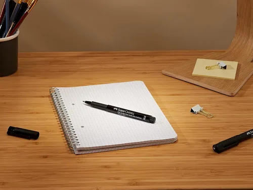 Miniatura 2 de Faber-Castell Art & Graphic Pitt Artist Pen India Ink Pen, negro, billetera de 4, para arte, manualidades, dibujo, bocetos, hogar, escuela