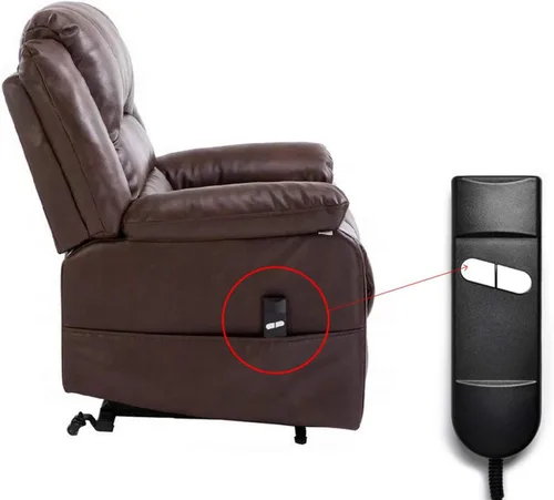 Miniatura 5 de Reemplazo remoto de silla elevadora, 5 pines, 2 botones, recto, control remoto reclinable eléctrico, repuesto para la mayoría de marcas de sillas