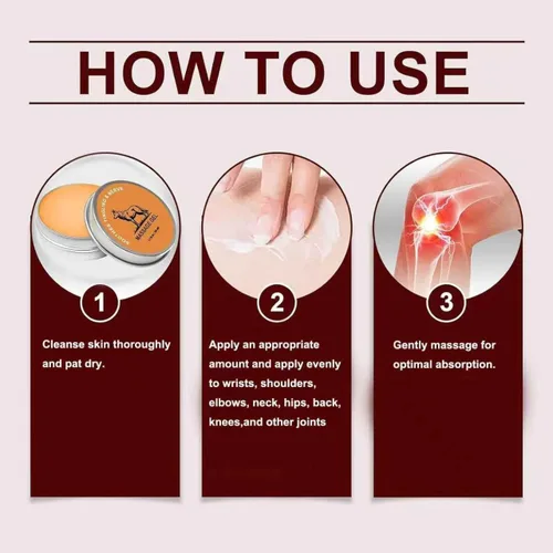 Miniatura 2 de Lmoy Bálsamo de alivio nervioso para neuropatía, crema de masaje calmante para el cuidado, crema de masaje calmante natural para el cuidado