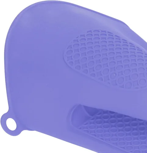 Miniatura 10 de Jeanoko 2 mitones de horno de silicona engrosados para cocina, guantes de horno para cocina (morado)