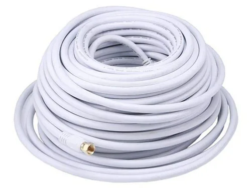Miniatura 17 de Monoprice RG6 Quad Shield CL2 - Cable coaxial con conector tipo F para televisión, 1.5 pies Negro