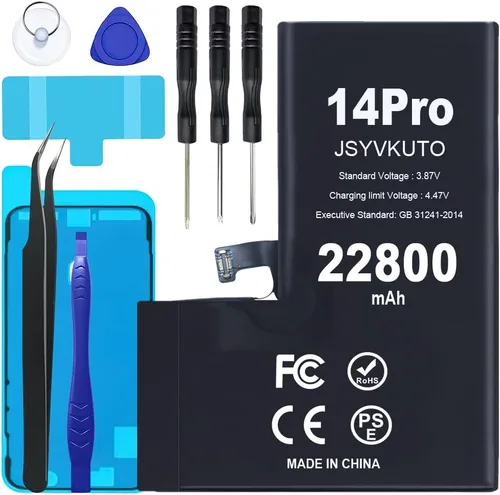 Miniatura 11 de Batería de 22800 mAh para iPhone 13 Pro, nueva batería de repuesto de 0 ciclos mejorada de mayor capacidad para iPhone 13 Pro con juego completo