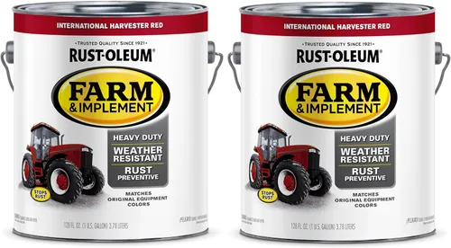 Miniatura 64 de Rust-Oleum 280131-6PK Pintura en aerosol para granjas e implementos, 12 onzas líquidas, color azul Ford, paquete de 6 Ford azul