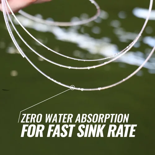 Miniatura 5 de Beyond Fluorocarbon Leader - Línea de pesca 100 % puro de fluorocarbono, altamente resistente a la abrasión, invisible bajo el agua, resistente a