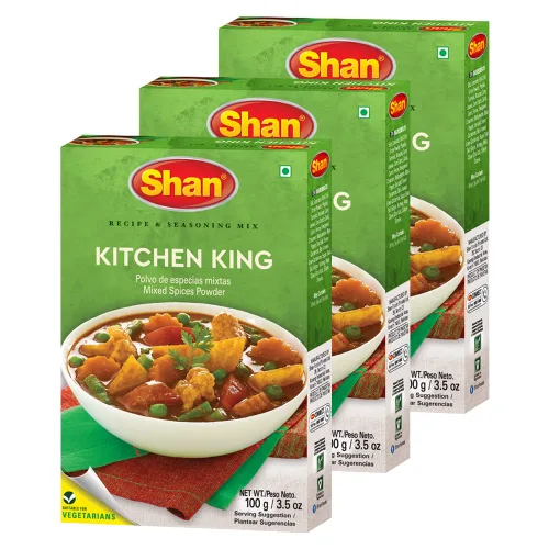 Miniatura 105 de Shan Korma Recipe and Seasoning Mix 1.76 oz (50g) - Spice Powder for Traditional Meat in Yogurt Sauce - Suitable for Vegetarians - Airtight Bag in a