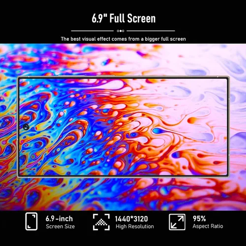 Miniatura 2 de Teléfono celular I25 Ultra desbloqueado, bolígrafo integrado de 6.99 pulgadas, pantalla HD de 8 GB+256 GB, teléfono inteligente Android 14 7000 mAh