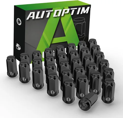 Miniatura 9 de AUTOPTIM Tuercas negras 9/16-18 – Reemplazo para Dodge Ram 1500 2002-2010, Dodge Durango 2004-2009, 20 piezas de altura de 1.54 pulgadas, hexagonal