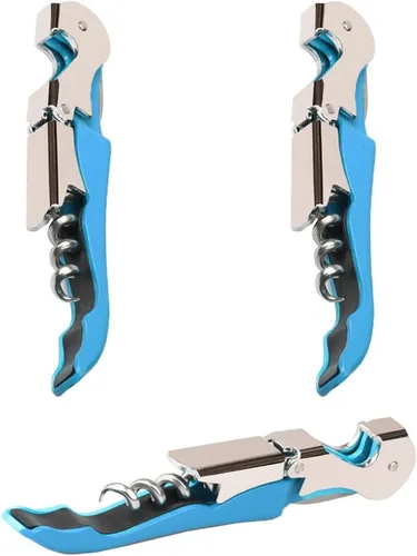 Miniatura 20 de Juego Profesional de Sacacorchos para Camareros, Llave de Vino de Acero Inoxidable Resistente con Bisagras para Camareros de Restaurantes