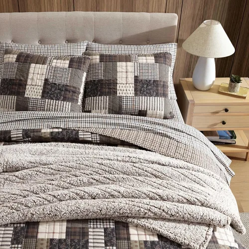 Miniatura 4 de Eddie Bauer - Juego de edredón twin, ropa de cama de algodón naturalmente suave con una sensación ligera para comodidad durante todo el año