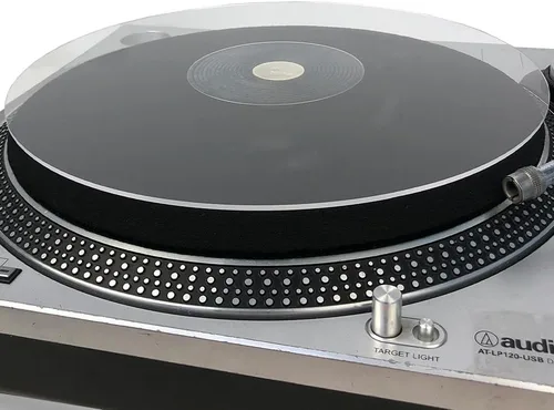 Miniatura 9 de Tapete acrílico para tocadiscos – Tapete acrílico para reproductores de discos de vinilo LP – Mejora la calidad de sonido y proporciona graves más