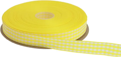 Miniatura 56 de Cinta a cuadros de 50 yardas cada rollo 100% poliéster con borde tejido (1/1-2 pulgadas x 50 yardas, negro)