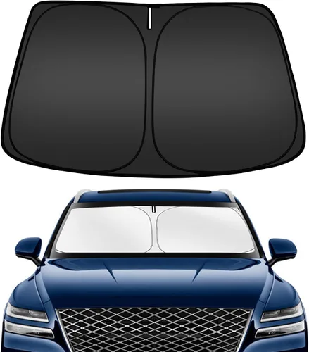 Miniatura 17 de ARISMOTOR - Parasol plegable para parabrisas para Honda Civic 11.ª generación 2022-2025 2026, protector de visera de sol personalizado para ventana